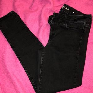 American Eagle black jeggings